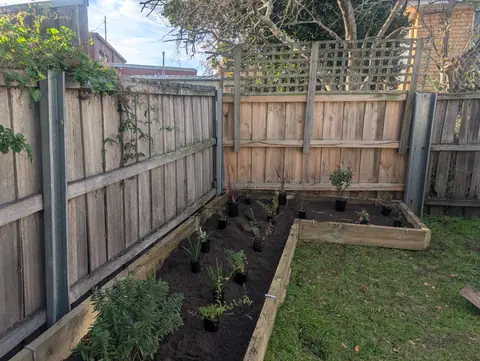 Edged planted garden project image 4
